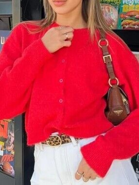 White Fox Cardigan